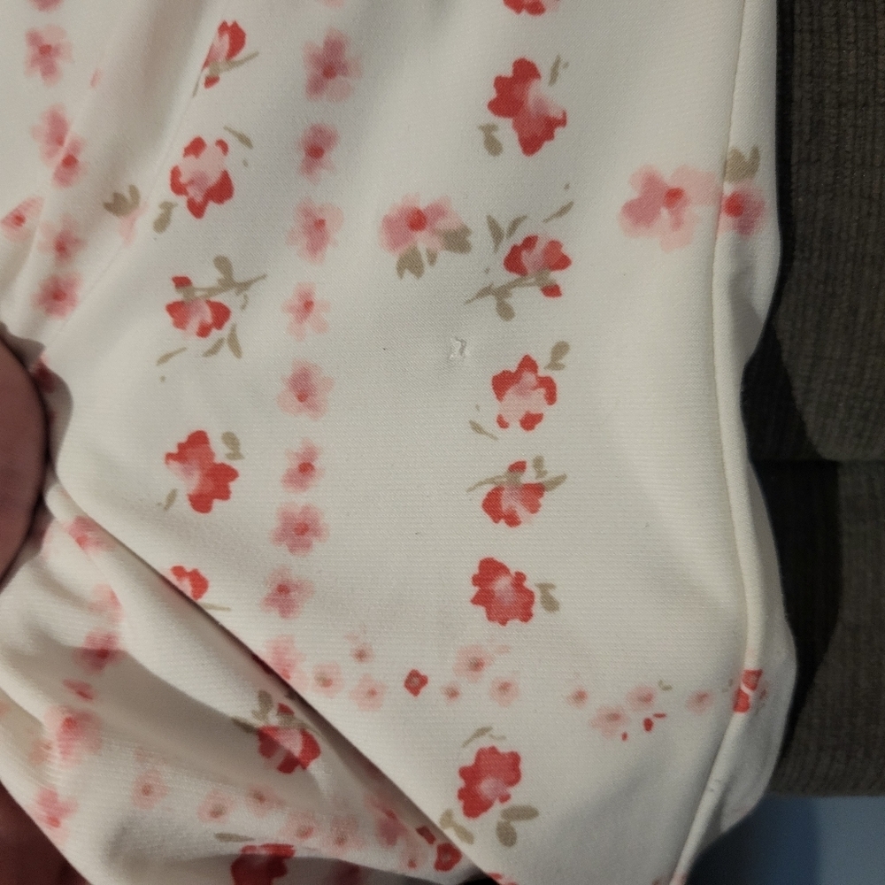 Tommy Hilfiger Floral Sleeveless Top - White And Pink - Picture 6 of 6